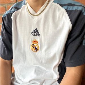 Vintage Adidas Real Madrid Cotton Tee (S)